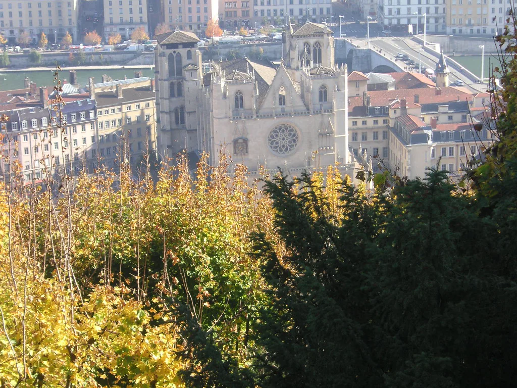 A Lyon street in the Presqu'île district where polished-casual local style suits flat city pavements